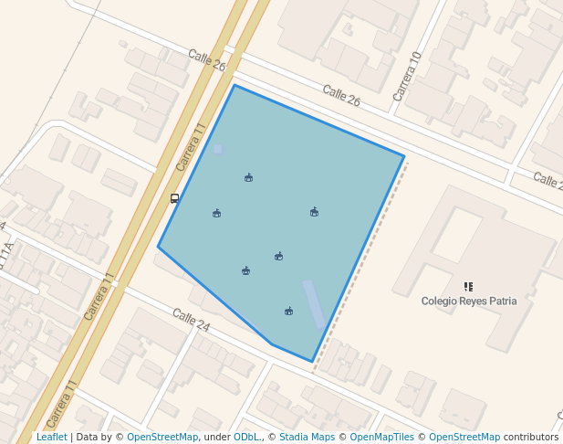 walking in Parque Recreacional del Norte map in Sogamoso
