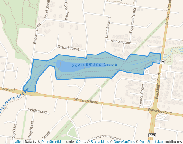 Scotchman's Creek Linear Park