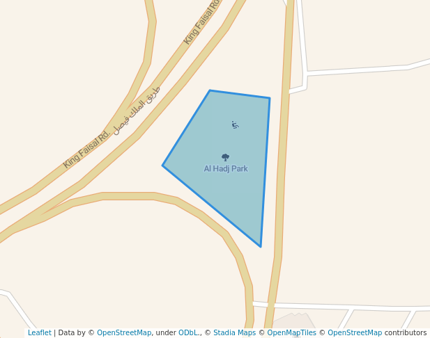 walking in Al Hadj Park map in Makkah