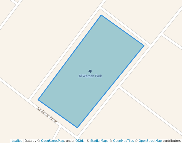 walking in Al Wardah Park map in Makkah