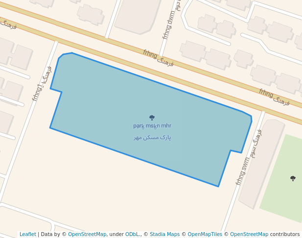 walking in پارک مسکن مهر map in Eslamshahr