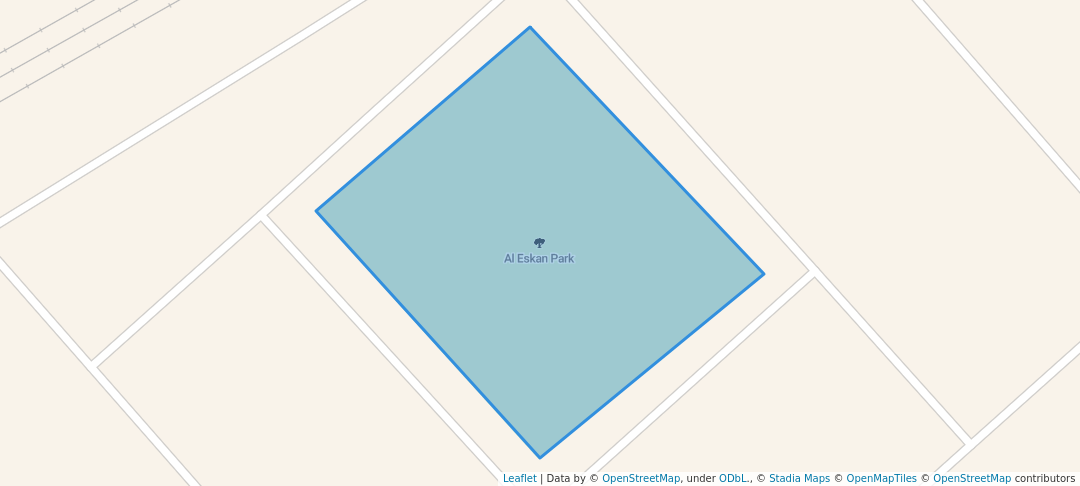 walking in Al Eskan Park map in مكة المكرمة