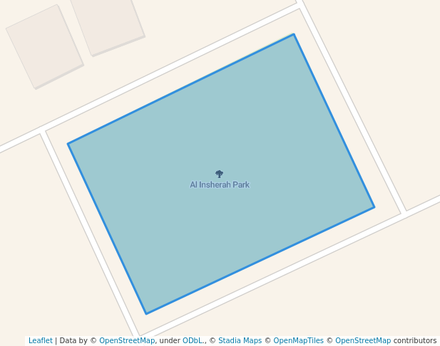 walking in Al Insherah Park map in Medina