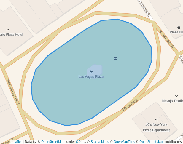 walking in Las Vegas Plaza map in Las Vegas
