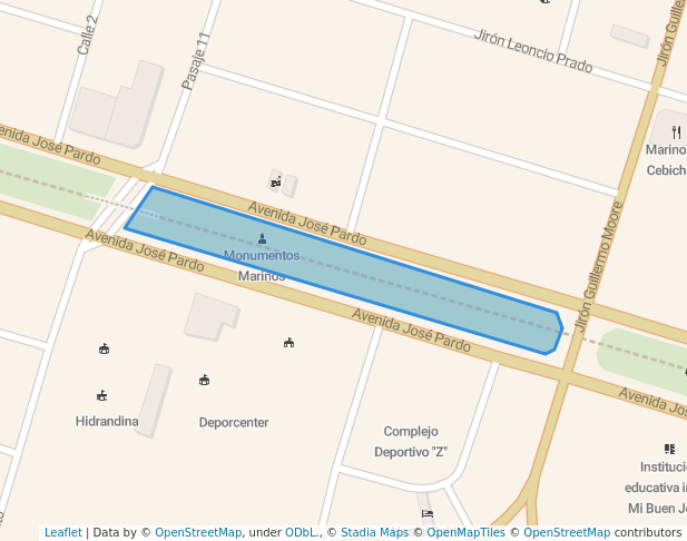 walking in Boulevard Isla Blanca map in Chimbote