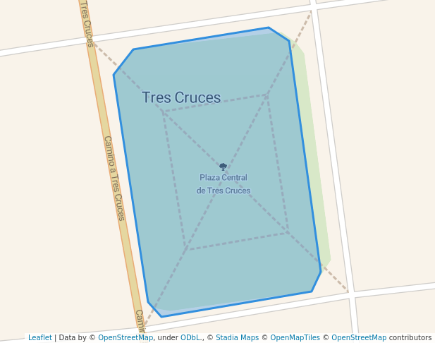 walking in Plaza map in Santa Cruz de la Sierra