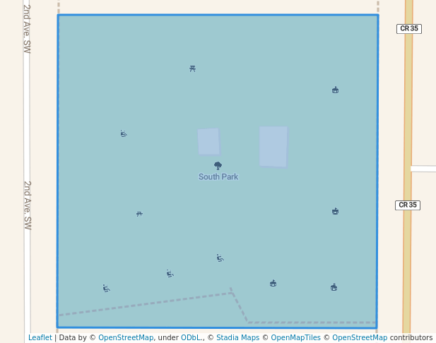 walking in South Park map in Sleepy Eye