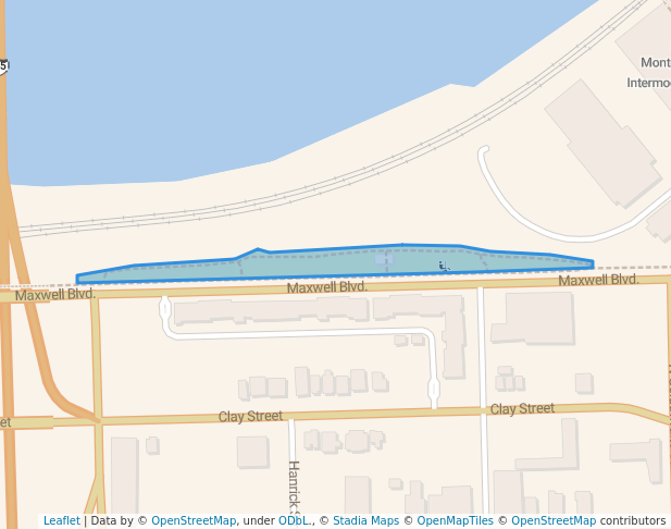 walking in Wright Brothers Park map in Montgomery