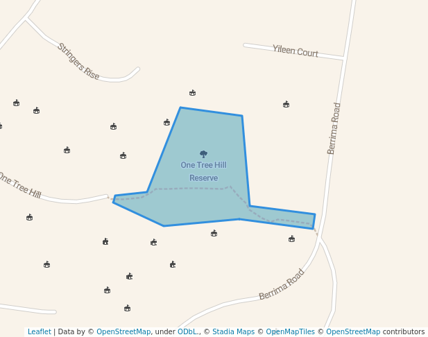 One Tree Hill Reserve in Donvale | Map and Routes