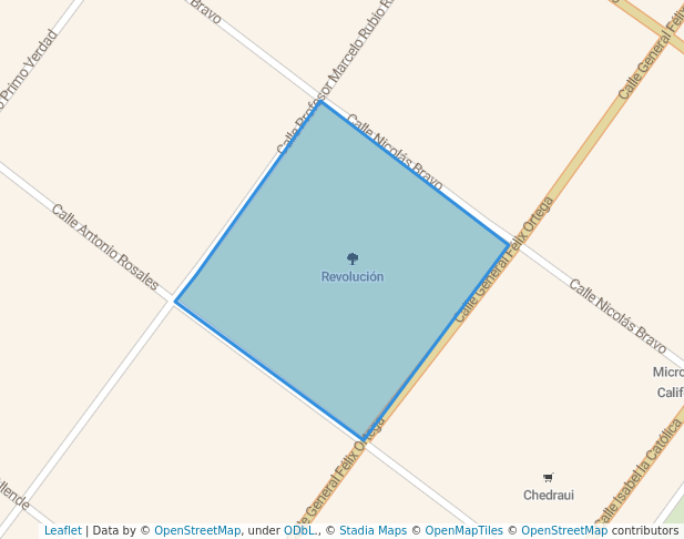 walking in Revolución map in La Paz