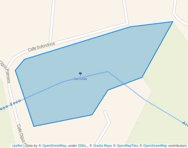 walking in las rolas map in Santo Domingo