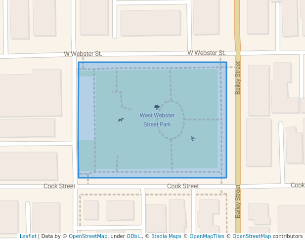 West Webster Street Park