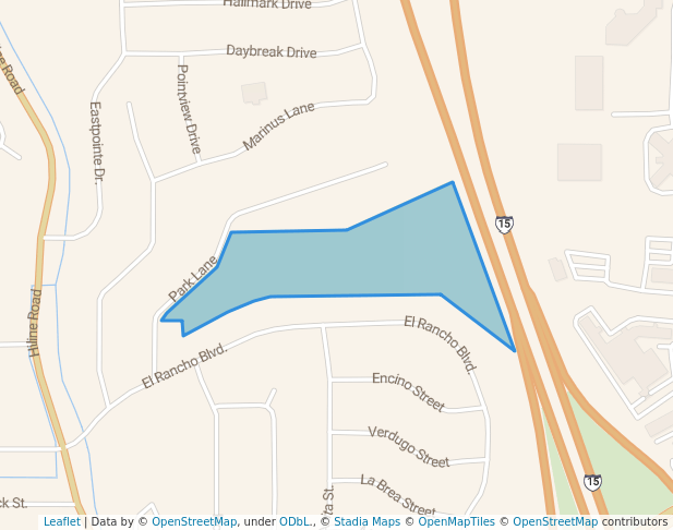 walking in Scardino Park map in Pocatello