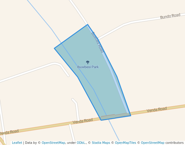 walking in Ibuwbesi Park map in Edenvale