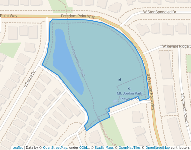 walking in Mt. Jordan Park map in Bluffdale