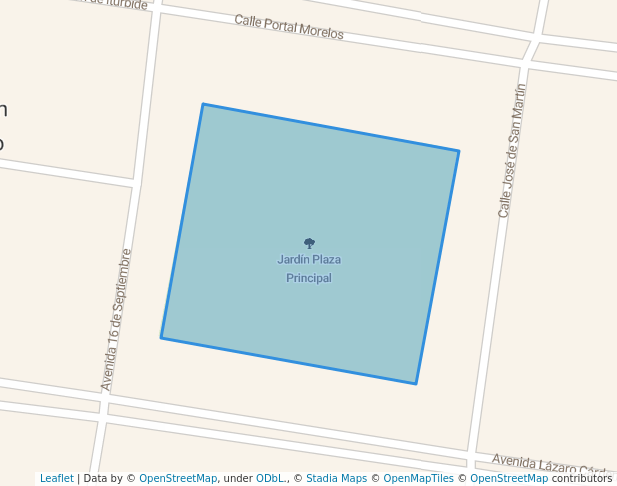 Jardín Plaza Principal