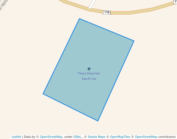 walking in Plaza Deportes Sarchí Sur map in Sarchí