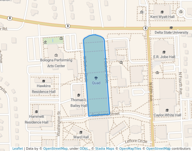 walking in Quad map in Cleveland