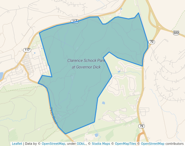 Clarence Schock Park at Governor Dick