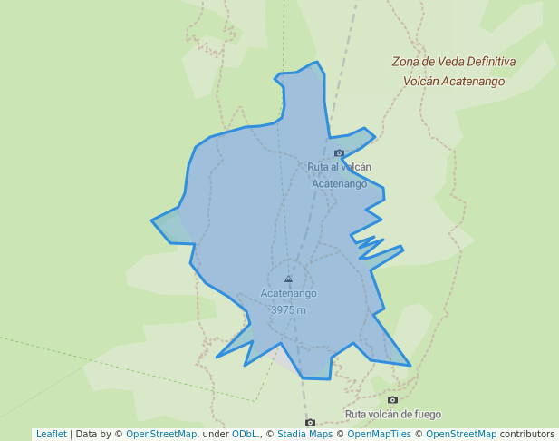 Zona de Arena Volcán Acatenango
