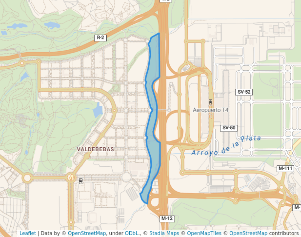 Valdebebas - Parque junto a M-12