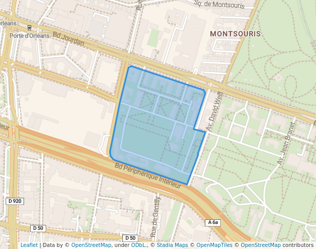 Cité Universitaire - Parc Ouest