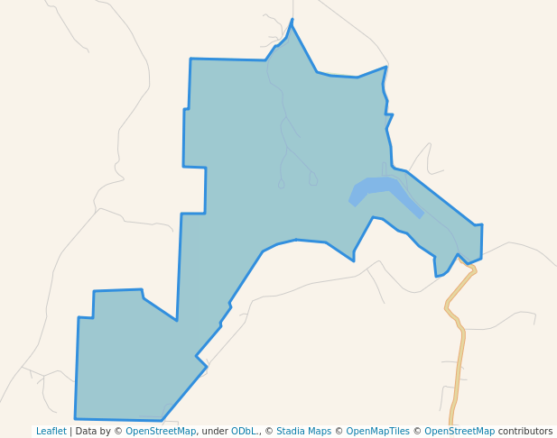 walking in Jefferson Lake State Park map in Bloomingdale