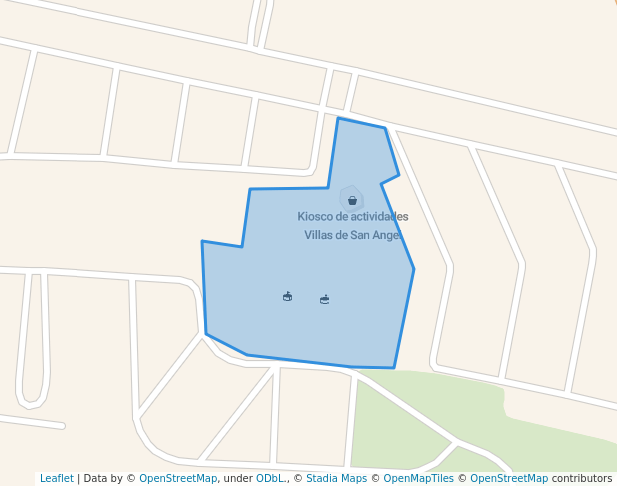 walking in Parque San Ángel map in Guatemala City