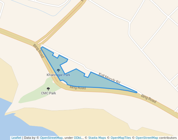 walking in Khannagar Park map in Cuttack