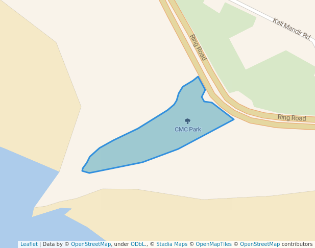 walking in CMC Park map in Cuttack