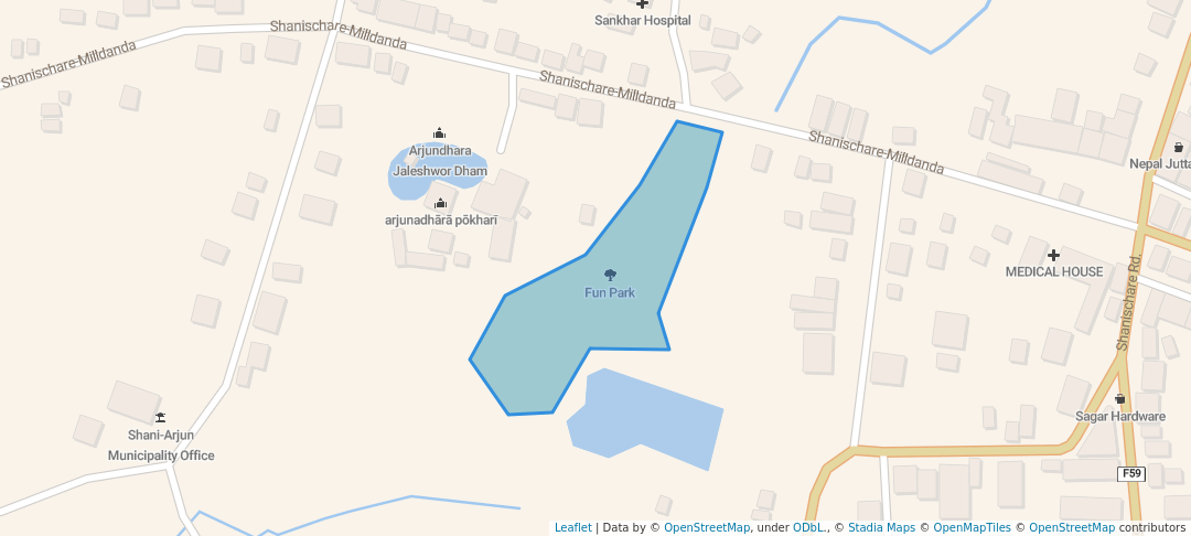 walking in Fun Park map in Shani Arjun