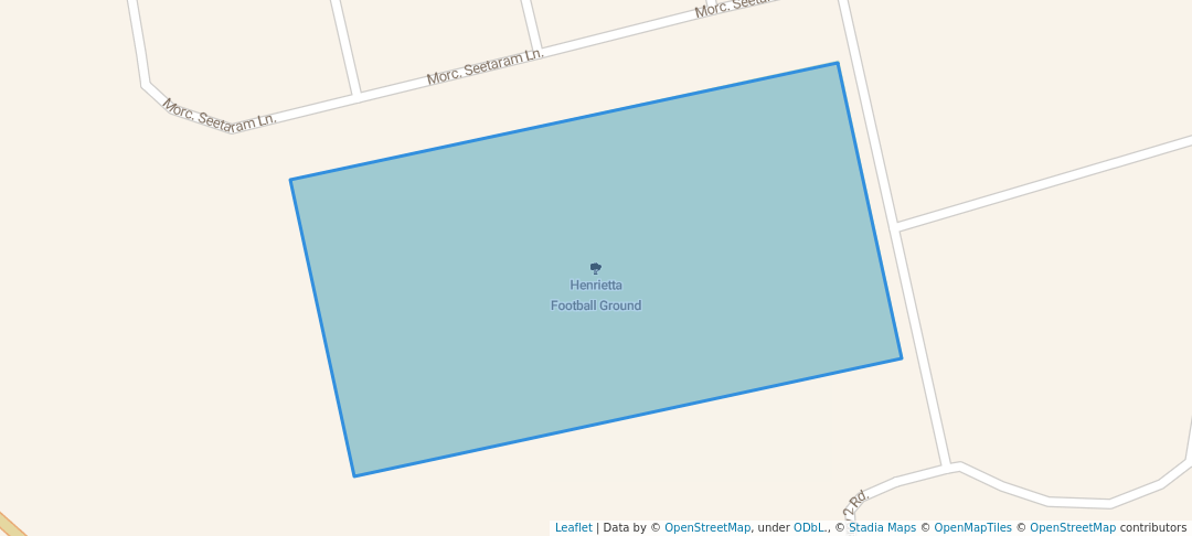 walking in Henrietta Football Ground map in Vacoas-Phoenix