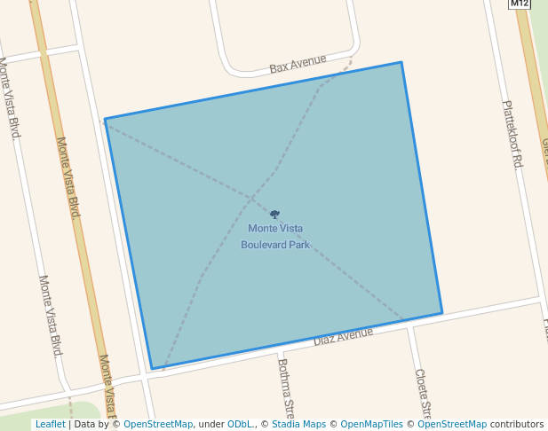 Monte Vista Boulevard Park