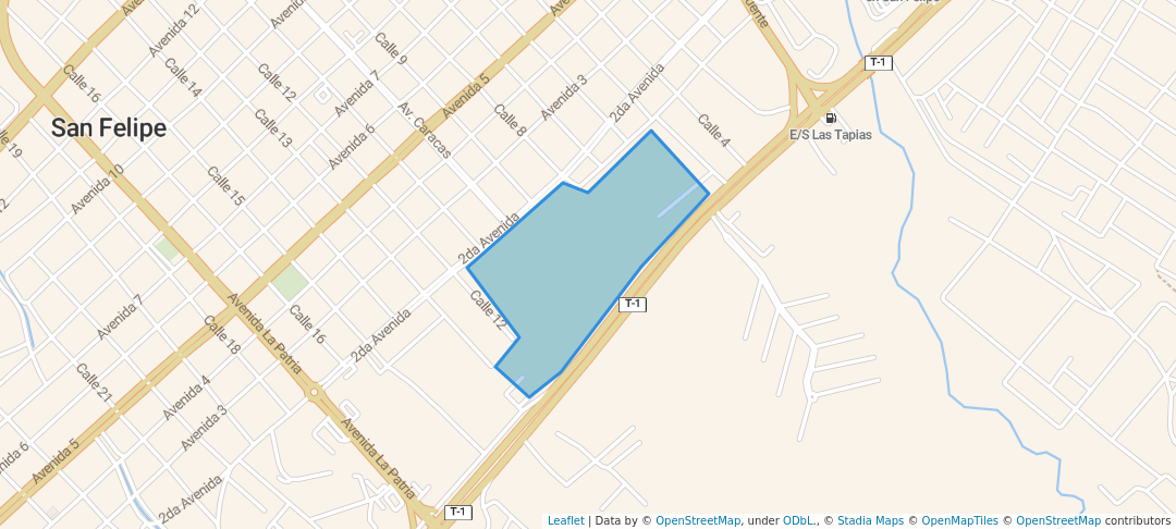 walking in Parque Histórico Arqueológico San Felipe “El Fuerte” map in San Felipe