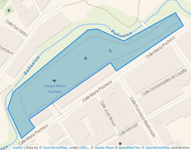 Parque María Pacheco in Aranda de Duero | Map and Routes