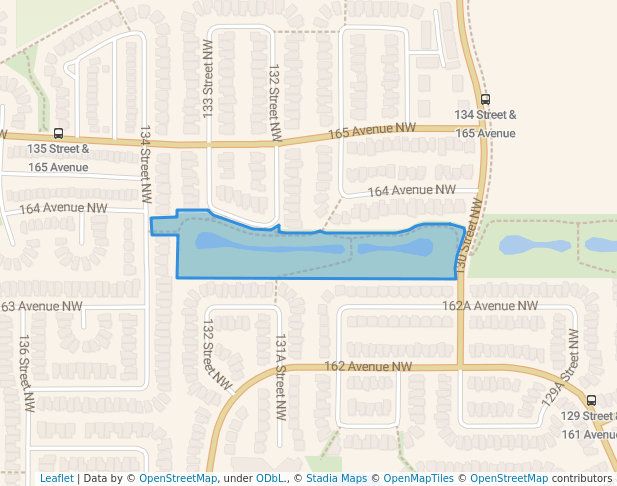 Oxford Storm Water Pond