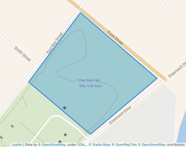 East Bay Park - Disc Golf Area