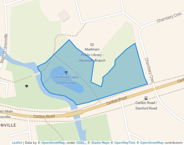 Unionville Lions Club Fountain