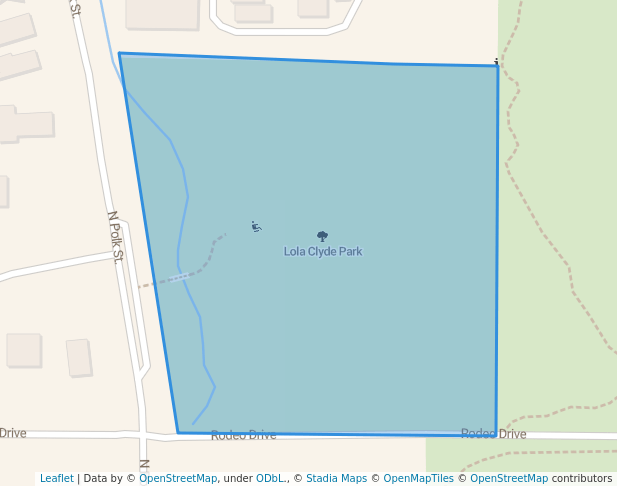 walking in Lola Clyde Park map in Moscow