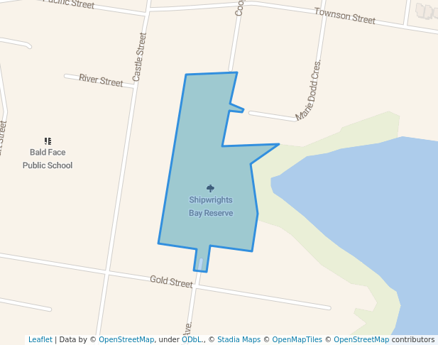 Shipwrights Bay Reserve in Blakehurst | Map and Routes