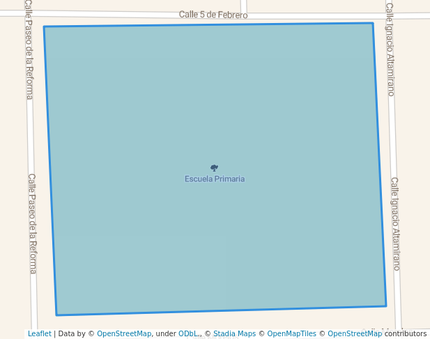 walking in Escuela Primaria map in Nuevo Casas Grandes