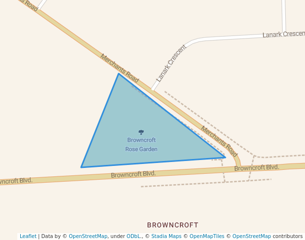 Browncroft Rose Garden