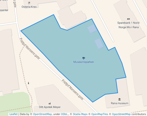 Museumsparken in Mo i Rana | Map and Routes