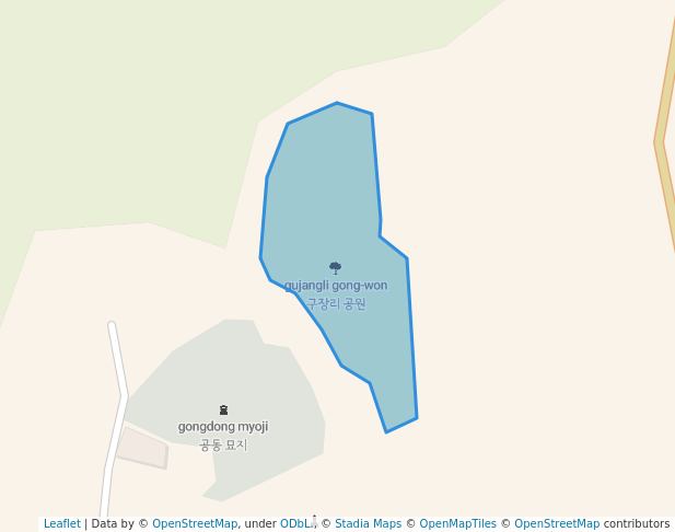 walking in 구장리 공원 map in Hwaseong-si