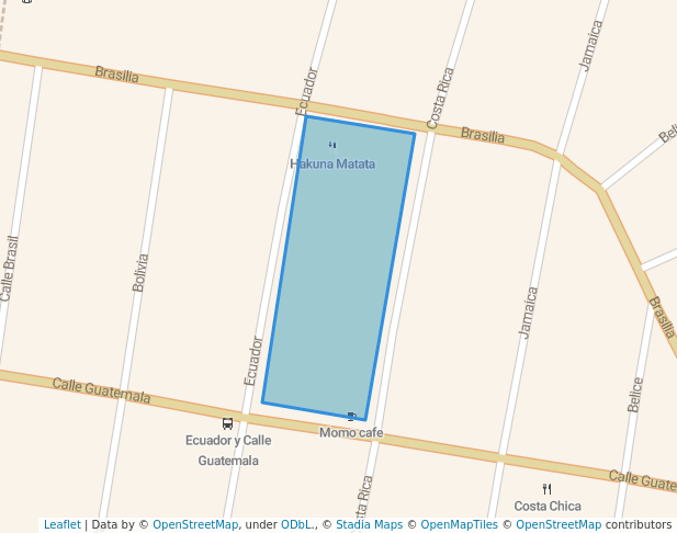 walking in Parque del Estadio map in Puerto Vallarta