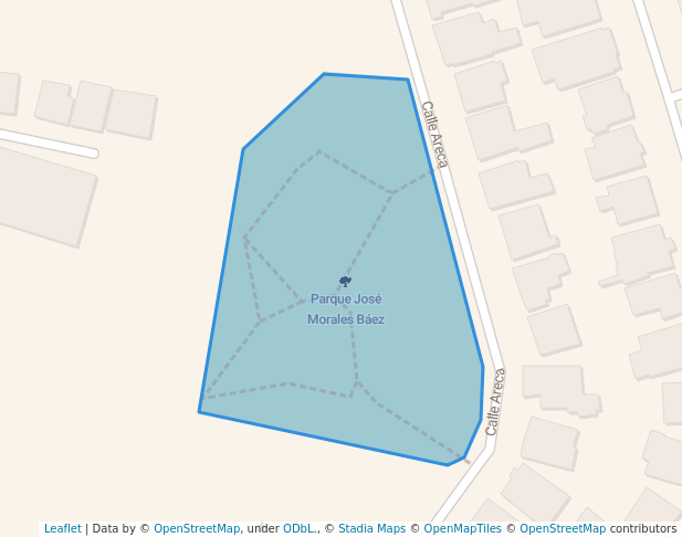 walking in Jose Morales Baez map in Bayamón