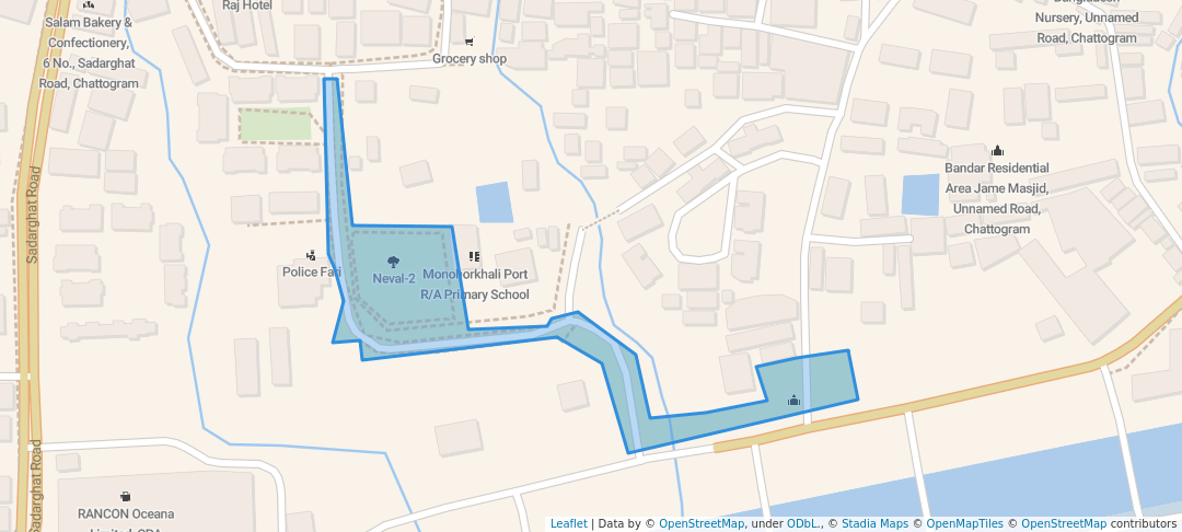 walking in Neval-2 map in Chittagong