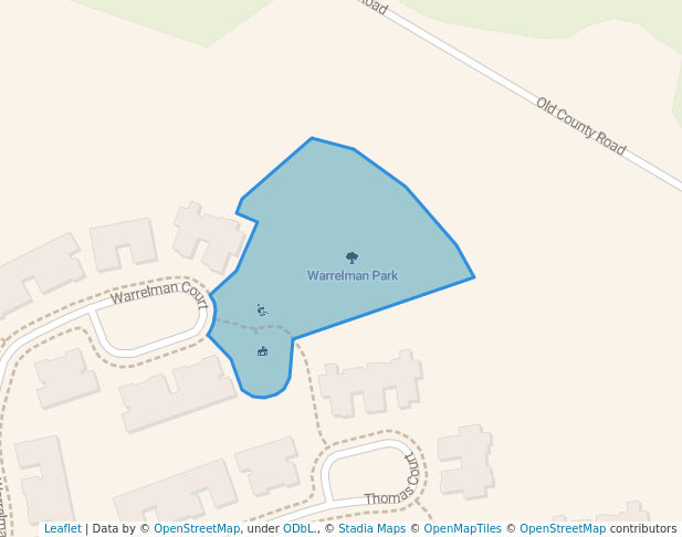 walking in Warrelman Park map in Marina