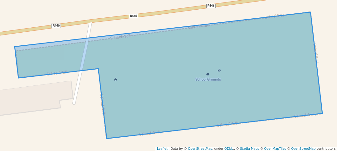 walking in School Grounds map in Kilbeggan