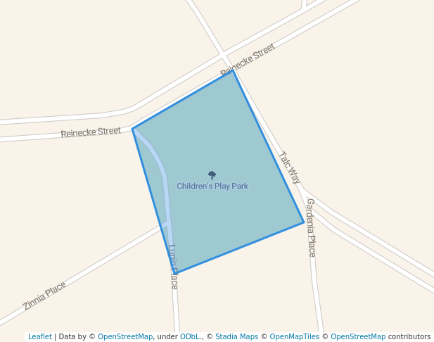 walking in Children's Play Park map in Carletonville